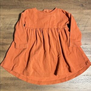 Kate Quinn Orange Fall Baby Dress 3-6m